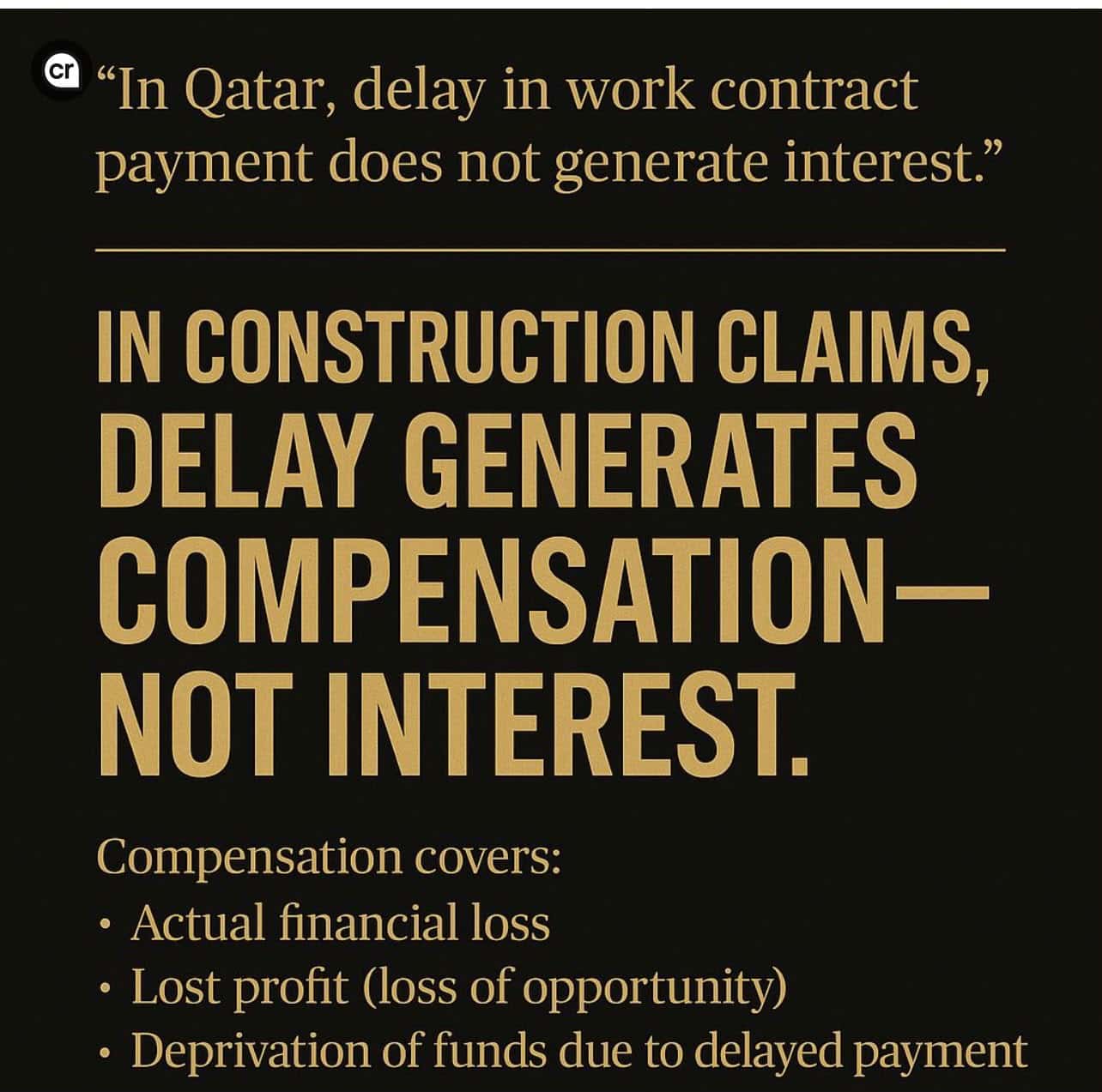 You are currently viewing In Qatar, delay in work contract payment does not generate interest.